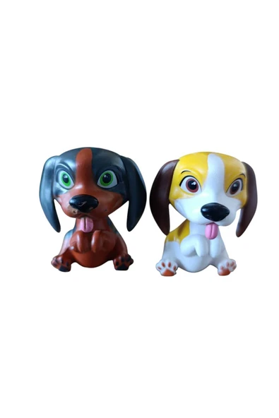 Unibon Washy Friends Köpek Figürü 2'li ürün görseli 1