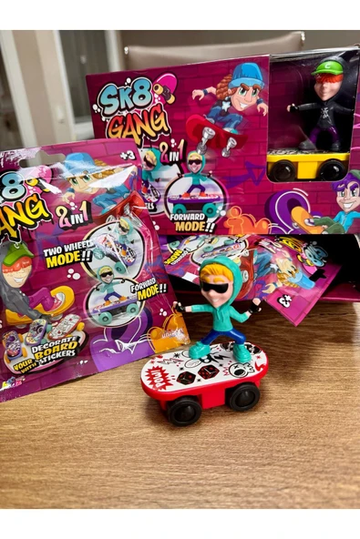 Unibon SK8 Gang Oyuncak Figürleri ürün görseli 1
