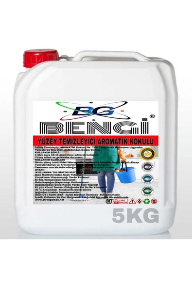 Yüzey Temizleyici Aromatik Kokulu 5kg ürün görseli 1