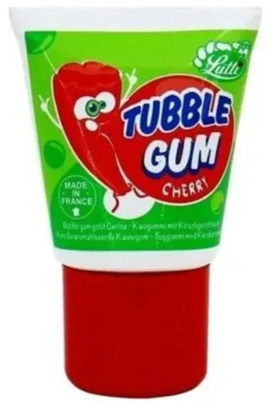 Lutti Tubble Gum Chery Tüp Sakız ürün görseli 1