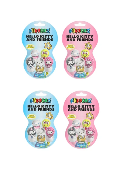 Relkon Hello Kitty And Friends Flipperz 4 Adet Yeni Seri ürün görseli 1
