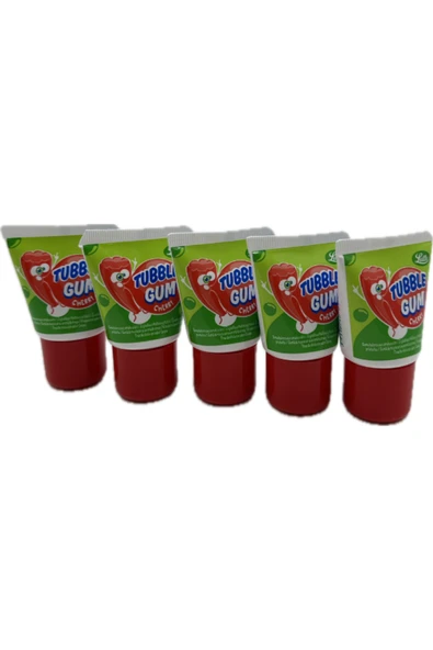 Zaini Lutti Tubble Gum Cherry İthal Sakız X 5 Avantaj Paket ürün görseli 1