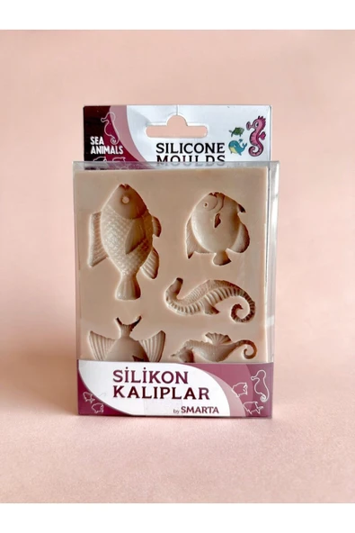 Smarta Silikon Kalıp / Sea Animals / Deniz Hayvanları ürün görseli 1