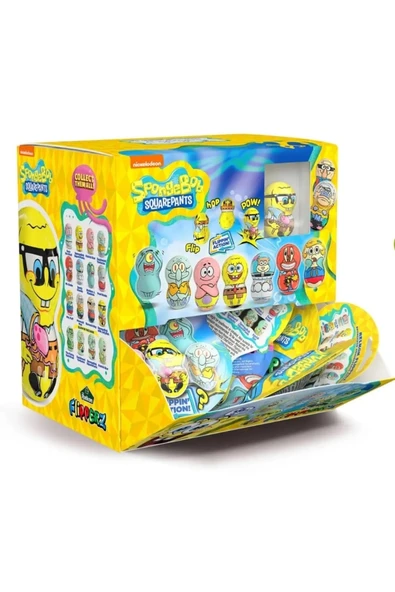 Relkon Flipperz Sponge Bob Lisanslı 24 Lü ürün görseli 1