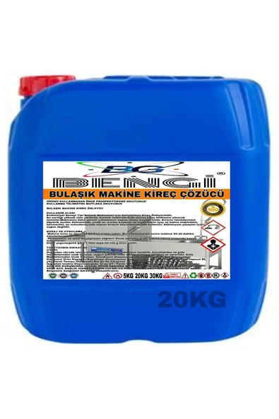 Bulaşık Makine Kireç Çözücü 20kg ürün görseli 1