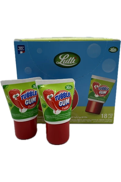 Zaini Lutti Tubble Gum Cherry İthal Sakız X 2 Avantaj Paket ürün görseli 1