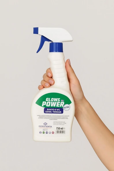 Glows Power - Banyo & Wc Genel Temizlik 750 ml ürün görseli 1