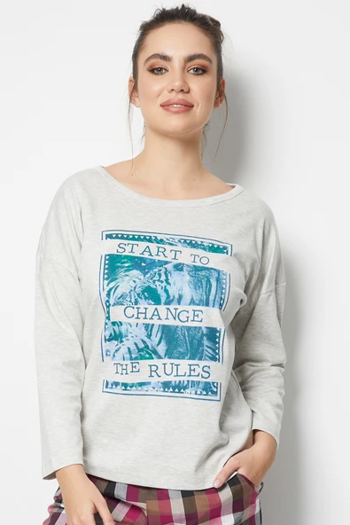 Doremi Bayan Pijama Üstü-24371 ürün görseli 1