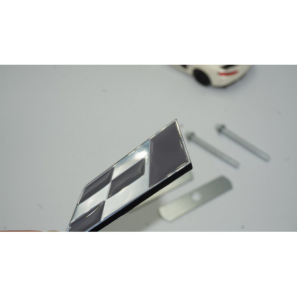 DK Seat Cupra Leon İbiza Altea Gümüş Siyah Metal Ön Panjur 3D Logo Amblem ürün görseli 1