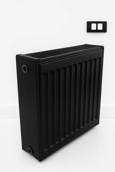 EURASİA  600x1400 Panel Radyatör Tip 22-PKKP Siyah ürün görseli 1