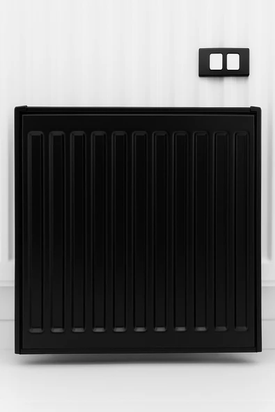 EURASİA  400x2000 Panel Radyatör Tip 22-PKKP Siyah - Resim 2