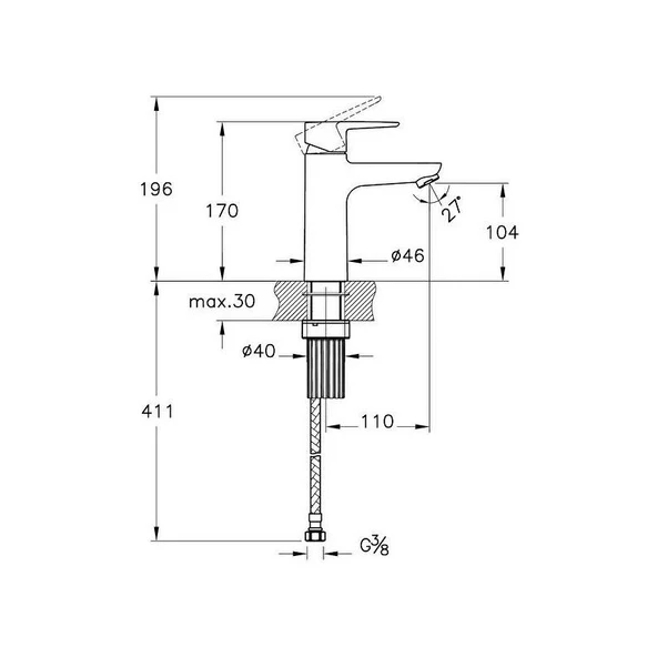Artema Flow Soft Lavabo Bataryası A43009 - Resim 2