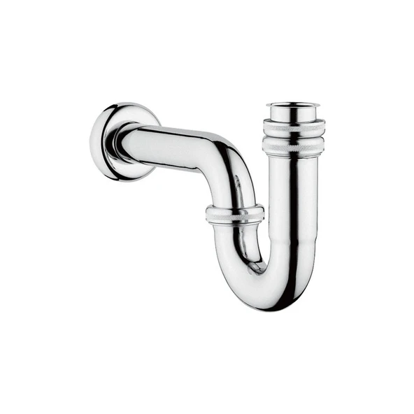 VitrA A45117 Lavabo / Eviye Sifonu, P Tipi, Krom ürün görseli 1