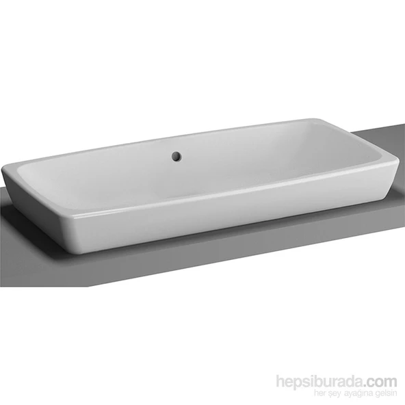 VitrA Metropole 5669B003-0016 Dikdörtgen Çanak Lavabo, 80 cm, Beyaz ürün görseli 1