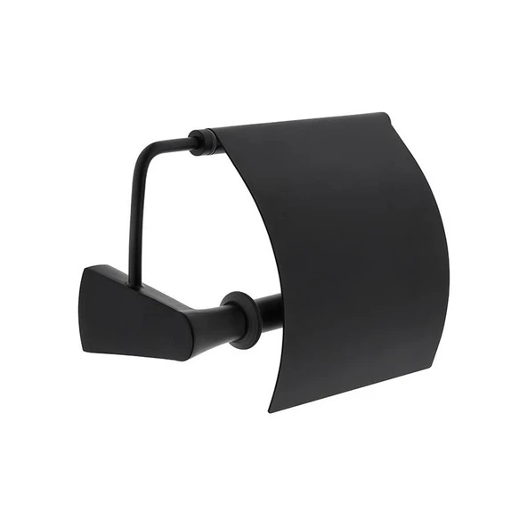 VitrA Base 800 A4408636 Tuvalet Kağıtlığı, Mat Siyah ürün görseli 1