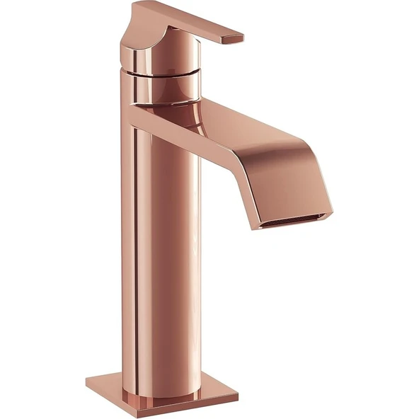 VitrA Suit A4281629 Lavabo Bataryası Üstten, Soft Altın ürün görseli 1