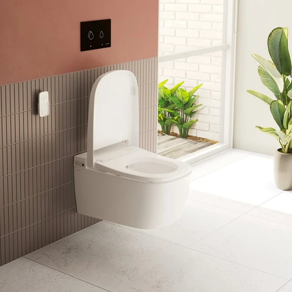 PTTAVM: VitrA V-Care Basic 5674B003-6193 Akıllı Klozet, 60 cm, Beyaz