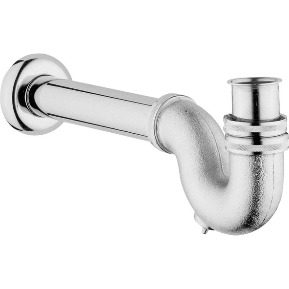 VitrA A45118 Lavabo Sifonu, P Tipi, Krom ürün görseli 1