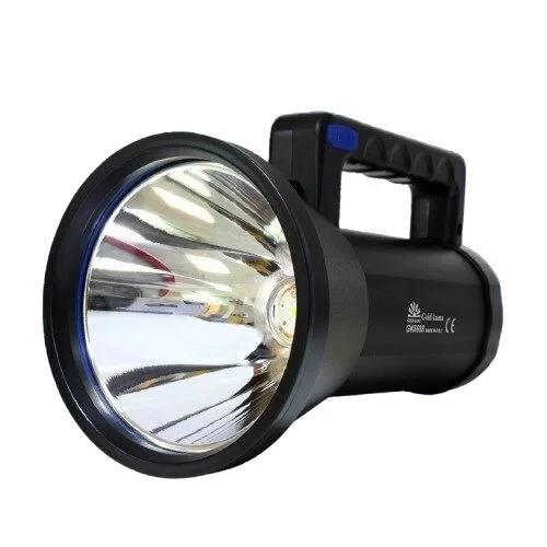 Gk-6698 10W Led Profesyonel Ultra Güçlü Uzun Menzilli LED Işıklı Şarlı El Feneri Projektör ürün görseli 1