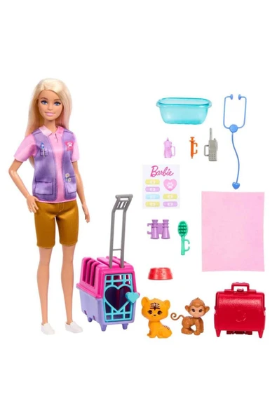 Barbie Veteriner Mini Oyun Seti Hrg50 - Resim 6