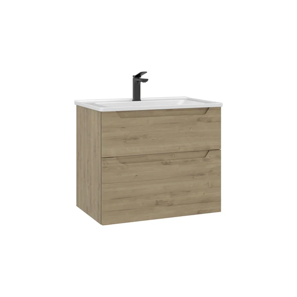 Orka Messina 65 cm Meşe Banyo Dolabı Alt Modül Lavabo ürün görseli 1