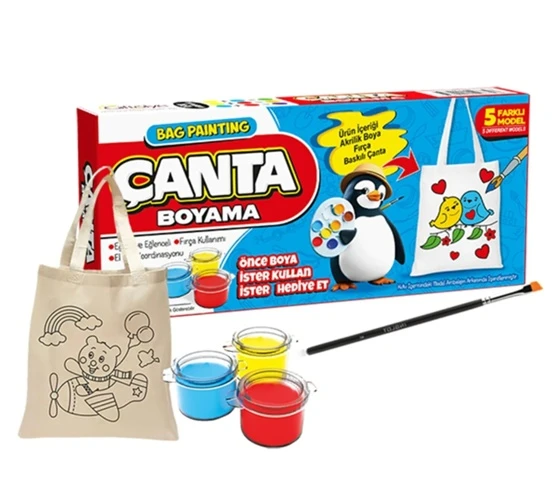 Giftölye Çanta Boyama Seti ürün görseli 1