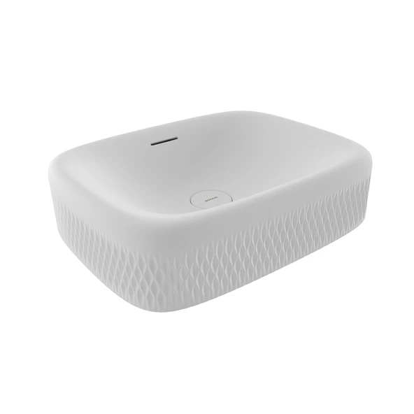 Bocchi New Age Tezgah Üstü Lavabo 55 cm Mat Beyaz 1411-002-0125 ürün görseli 1