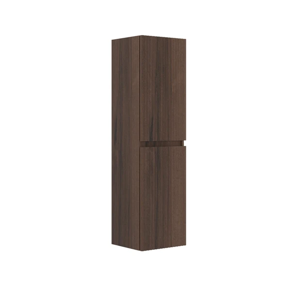 Orka Lentia 40 cm Ceviz Banyo Çamaşır Boy Dolabı ürün görseli 1