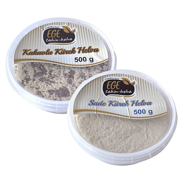 EGE HELVA Sade ve Kakaolu Kürek Helva 500 gr 2 li ürün görseli 1