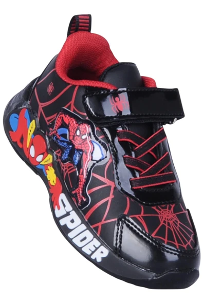 Ayakcenter 836 Spider Siyah Erkek Çocuk Spor Ayakkabı ürün görseli 1