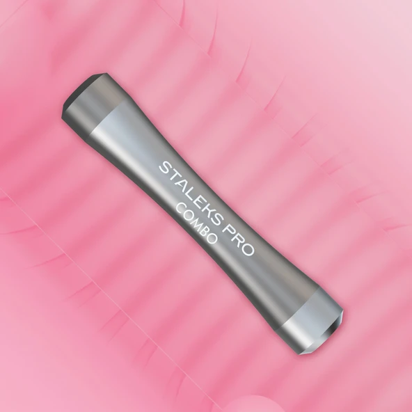 Staleks UNIQ Combo Değiştirilebilir Çalışma Parçaları İçin Spatula Sapı Gümüş HPQ-10 ürün görseli 1