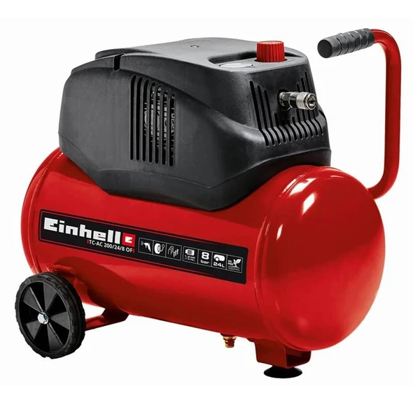 Einhell TC-AC 200/24/8 OF Yağsız Hava Kompresörü ürün görseli 1