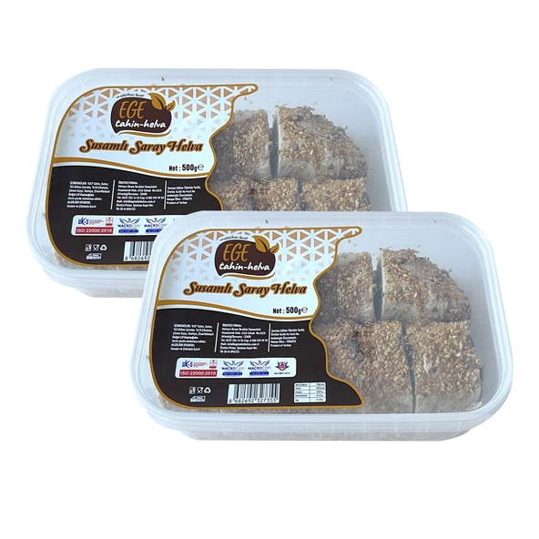 EGE HELVA Susamlı Saray Helva 500 gr 2 li ürün görseli 1