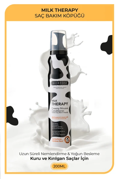 Morfose Milk Therapy Saç Köpüğü 200ml ürün görseli 1