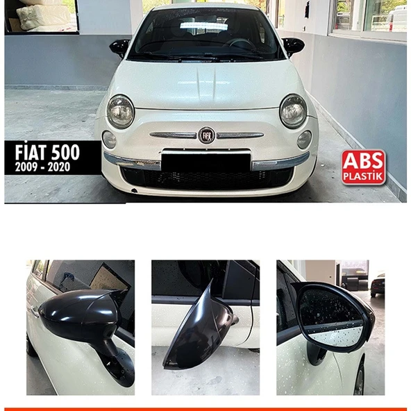 Fiat 500 / 2014 Sonrası  Batman Yarasa Ayna Kapağı ürün görseli 1