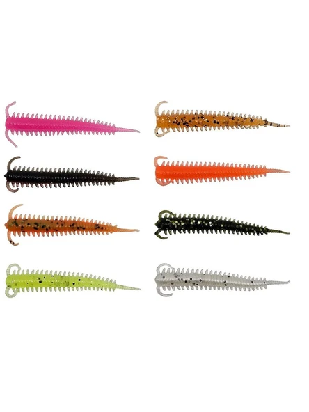 Kendo Silicones Worm 5cm 10 Adet LRF Silikon Yem ürün görseli 1