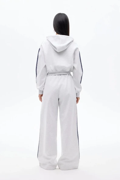 Quzu Kumaş Matchli Kadın Sweatshirt - Resim 5