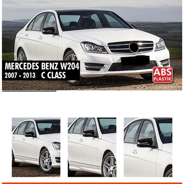 Mercedes Benz C W204 / 2007-2014  Batman Yarasa Ayna Kapağı ürün görseli 1