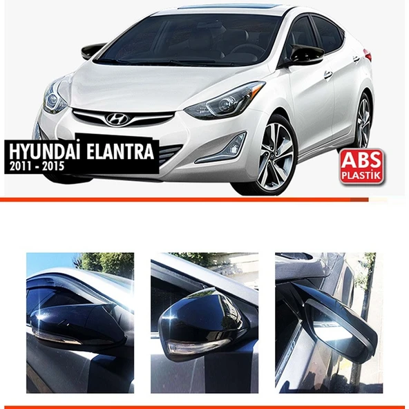 Hyundai Elantra / 2011-2015 (Sinyalli) Uyumlu Batman Yarasa Ayna Kapağı ürün görseli 1