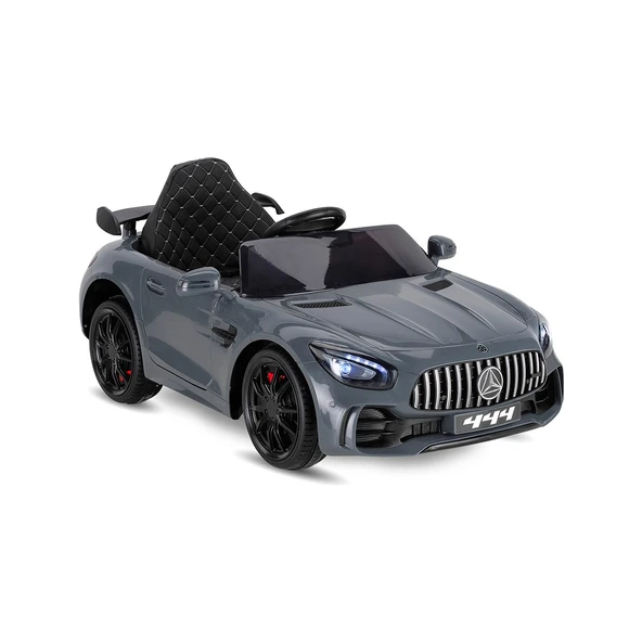 BABYHOPE 444 GTR SPORT 12V AKÜLÜ ARABA KOYU GRİ ürün görseli 1