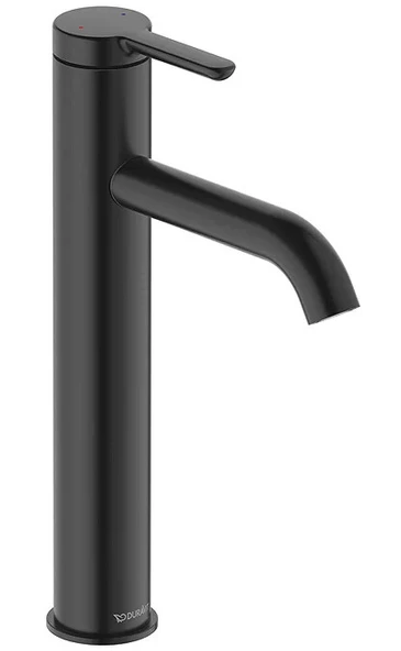 Duravit C.1 Tezgah Üstü Lavabo Bataryası (L Boy) Mat Siyah, C11030002046 ürün görseli 1