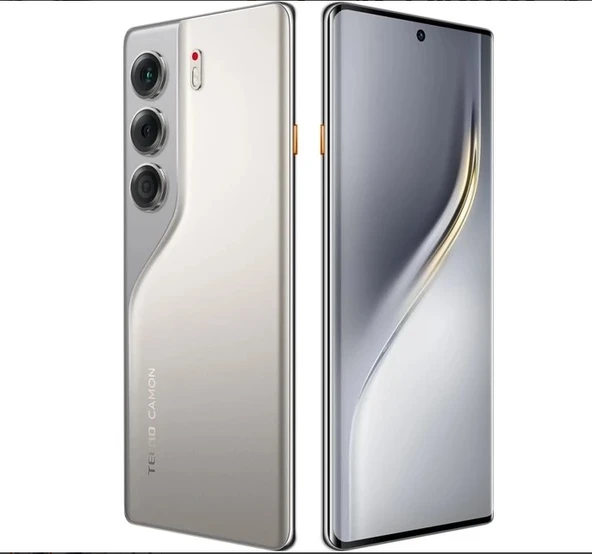 Tecno Camon 40 Pro 256 8+8 GB Ram 5G (Tecno Türkiye Garantili) Titanyum Grisi ürün görseli 1