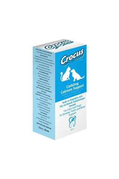 Crocus Kedi&köpek Kalsiyum Destek 100ml ürün görseli 1