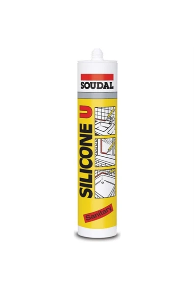 Soudal şeffaf Silikon 280 ml. ürün görseli 1