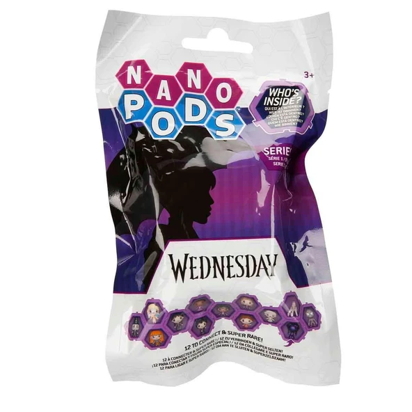 Wednesday Nano Pods Sürpriz Figür Paketi ürün görseli 1