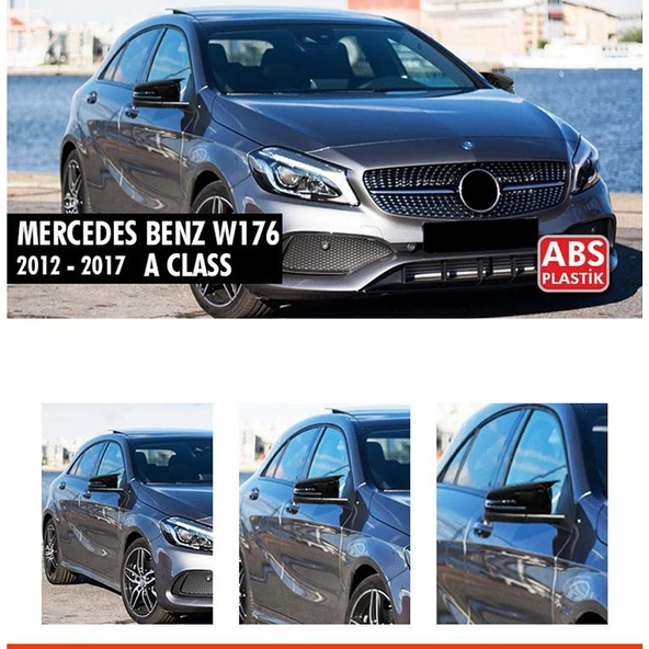 Mercedes Benz A Class W176 / 2012-2018  Batman Yarasa Ayna Kapağı ürün görseli 1