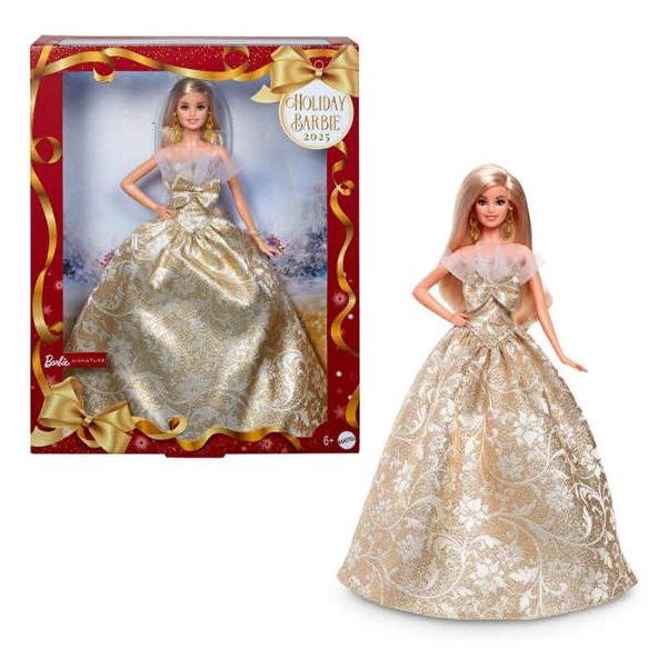 Barbie 2025 Mutlu Yıllar Bebeği  JBH95 - Resim 9