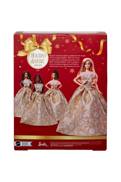 Barbie 2025 Mutlu Yıllar Bebeği  JBH95 - Resim 7