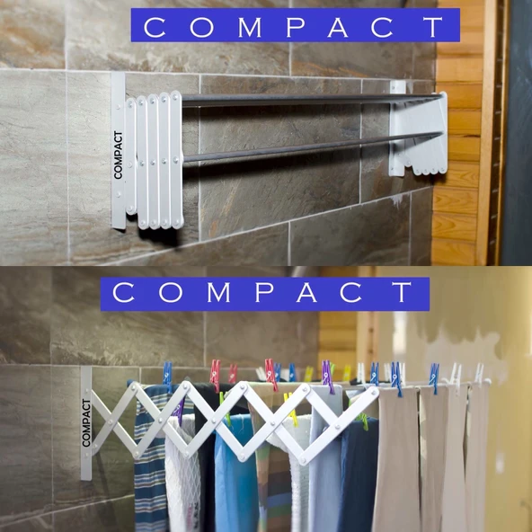 COMĞPACT ÇAMAŞIRLIK 100 CM 9 ASKILI ürün görseli 1