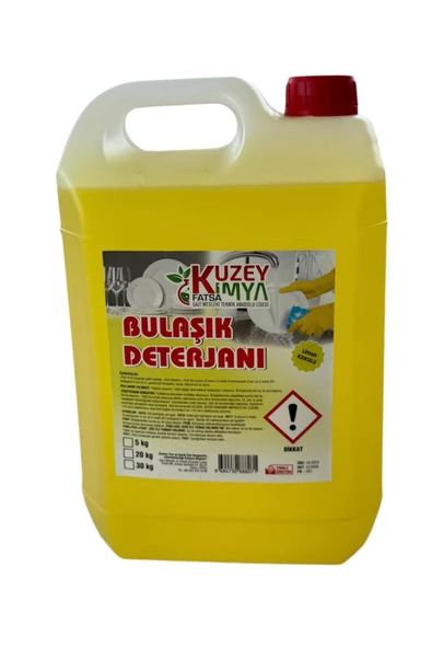 KUZEY KİMYA Limon Kokulu Bulaşık Deterjanı 5 KG ürün görseli 1